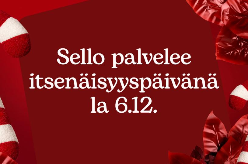Itsenäisyyspäivän aukiolo