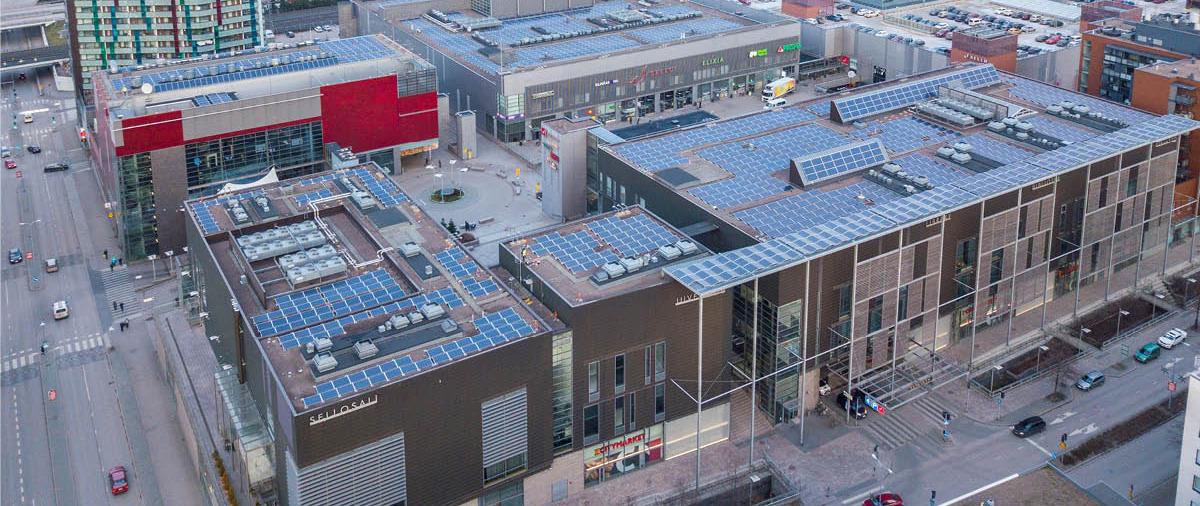 2 500 aurinkopaneelia ja Pohjois-Euroopan suurin kiinteistöön sulautettu sähkövarasto – Sellon energiajärjestelmä tuo säästöjä koko yhteiskunnalle