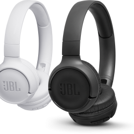 Valkoiset tai mustat langattomat JBL Tune 500 BT -kuulokkeet