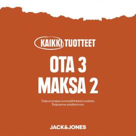 Normaalihintaiset tuotteet ota 3 maksa 2
