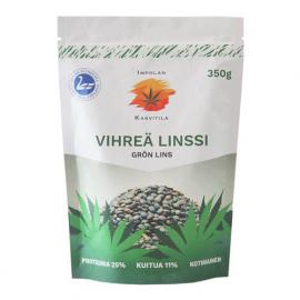 Impolan Kasvitila Kotimainen vihreä linssi, 350 g