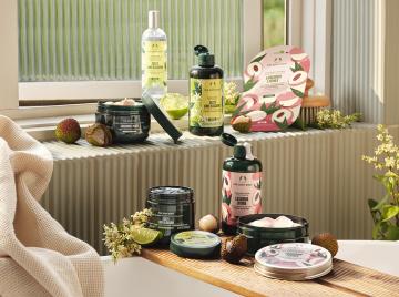 UUTUUS - herkullisen tuoksuiset sekä hoitavat kausituotteet. Luscious lychee ja zesty lime blossom