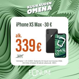 Kuukauden Omena: iPhone XS Max -30 €