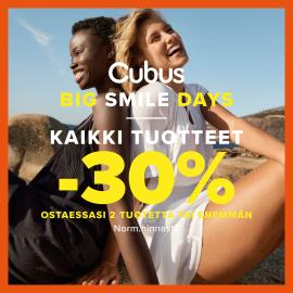 KAIKKI tuotteet -30 %, ostaessasi 2 tuotetta tai enemmän
