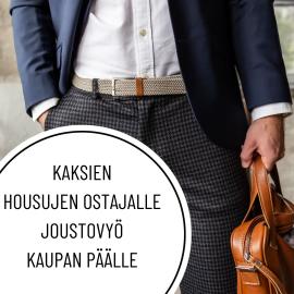 Joustovyö kaupan päälle