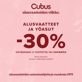 Underwear and nightwear -30%