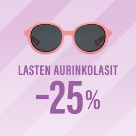 Lasten aurinkolasit, KEVÄTTARJOUS, 