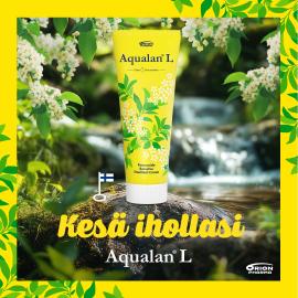 Aqualan L on kosteuttava ja monikäyttöinen perusvoide koko perheelle. Perusvoide ihon kosteutukseen sekä koko keholle että kasvoille. Sopii myös voidepesuihin sekä esimerkiksi meikinpoistoon. Käyttökokemuksen perusteella sopii myös hyvin herkästi reagoiville.