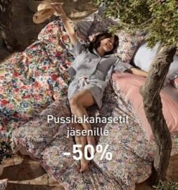 Pussilakanasetit jäsenille -50%
