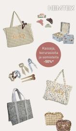 Kasseja, korurasioita ja somisteita -50%