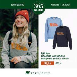 Fjällräven Logo Sweater - collegepaita naisille ja miehille 99,95€