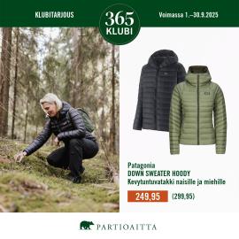 Patagonia Down Sweater Hoody- kevytuntuvatakki naisille ja miehille 249,95€