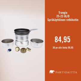 Trangia 25-23 UL/D spriikäyttöinen retkikeitin 84,95€