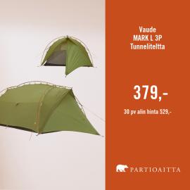 Vaude MARK L 3P tunneliteltta 379€