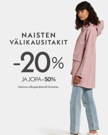 NAISTEN VÄLIKAUSITAKIT -20% JA JOPA-50%