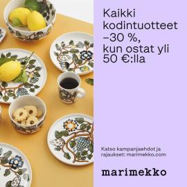Pöydällä värikkäitä astioita