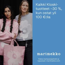 Kaikki Kioski-tuotteet -30% kun ostat yli 100€:lla