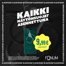 Kaikki näytönsuojat asennettuna