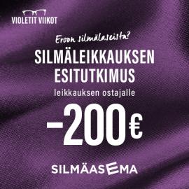 Silmäleikkauksen esitutkimus –200 €