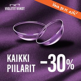 Vain sunnuntaihin asti: piilolinssit –30 %