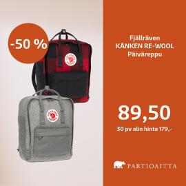 Fjällräven KÅNKEN RE-WOOL reppu 89,50€