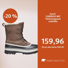 Sorel CARIBOU WP talvisaappaat miehille 159,96€