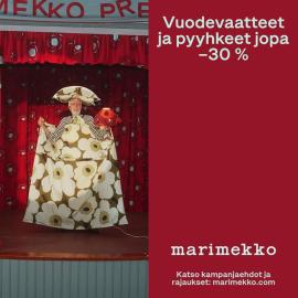 Kaikki vuodevaatteet ja pyyhkeet –30 %, kun ostat yli 50 €:lla