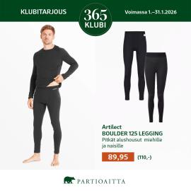 Artilect BOULDER 125 LEGGINS pitkät alushousut 89,95€