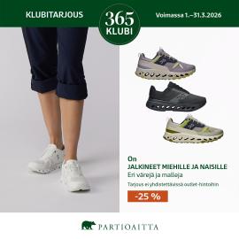 ON- jalkineet naisille ja miehille -25%