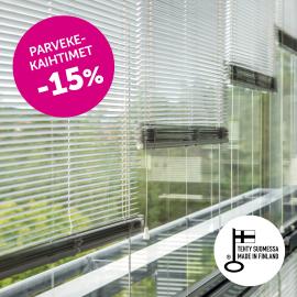 Parvekekaihtimet -15%