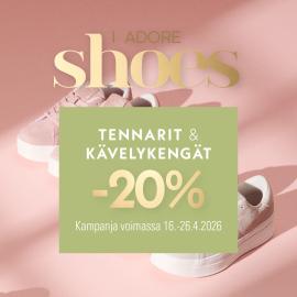 Tennarit ja kävelykengät -20% 16.-26.4.2026