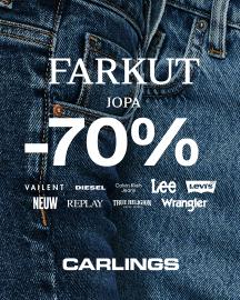 Farkut jopa -70%