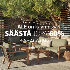 JYSKissä on ALE Säästä jopa 60%