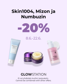 Skin1004, Mizon ja Numbuzin -20%