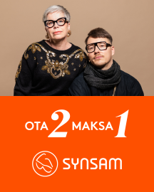 Ota 2 silmälasit ja maksa 1