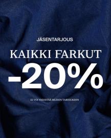Kaikki farkut -20%